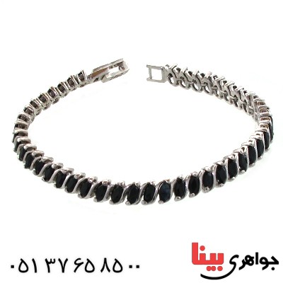 دستبند یاقوت کبود زنانه شکیل