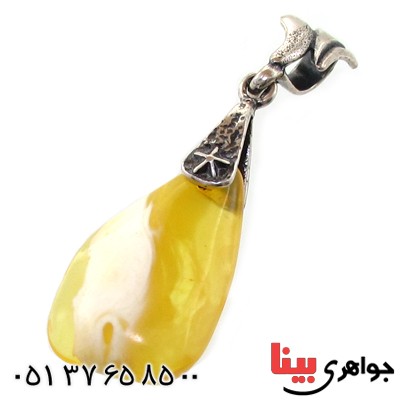 گردنبند کهربا درجه یک ابری