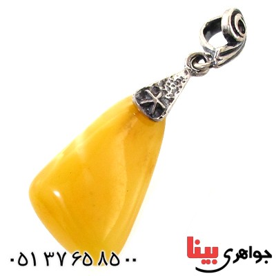 گردنبند کهربا درجه یک خوشرنگ