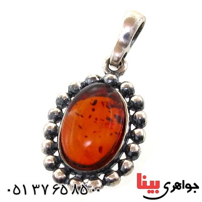 گردنبند کهربا درجه یک مدل قدیمی