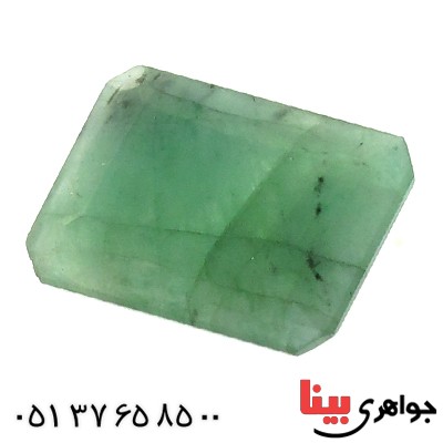 نگین انگشتر زمرد زیبای مستطیلی