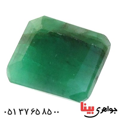 نگین انگشتر زمرد مربعی شکل