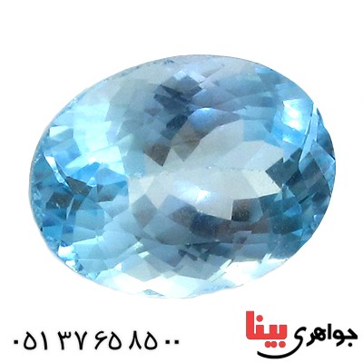 نگین انگشتر توپاز درشت شفاف