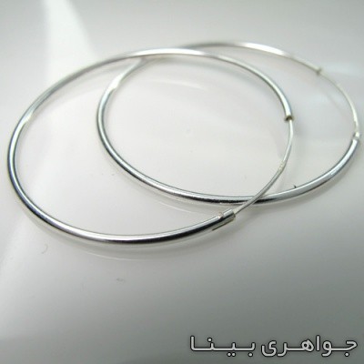 گوشواره نقره حلقه ای