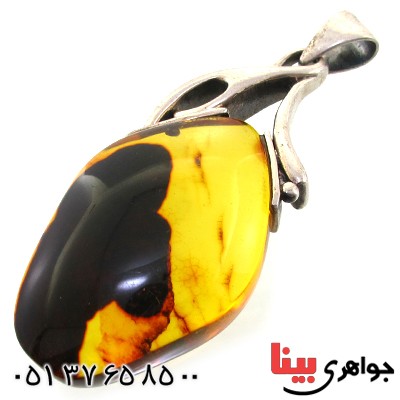 گردنبند کهربا درشت کمیاب با شمایل