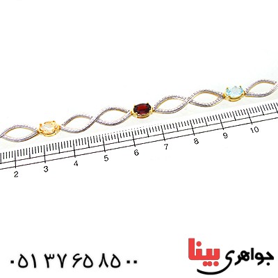 دستبند چند جواهر زنانه مانی _کد:1593