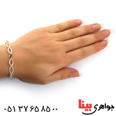 دستبند چند جواهر زنانه مانی _کد:1593