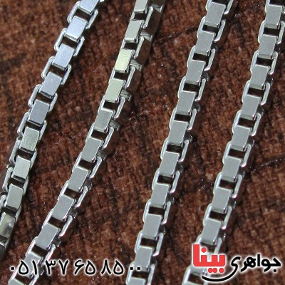 زنجیر نقره ایتالیایی ضخیم 50 سانتی _کد:11195 زنجیر نقره ایتالیایی ضخیم 50 سانتی _کد:11195