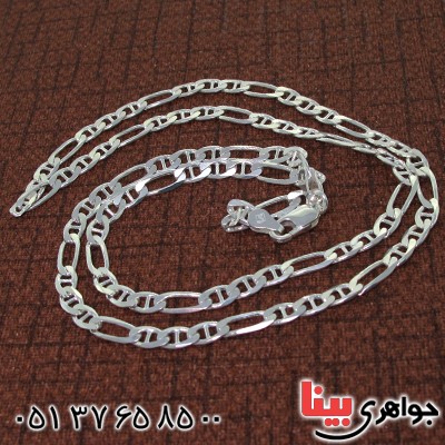 زنجیر نقره ایتالیایی 50 سانتی _کد:11198