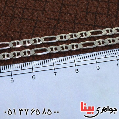 زنجیر نقره ایتالیایی 50 سانتی _کد:11198