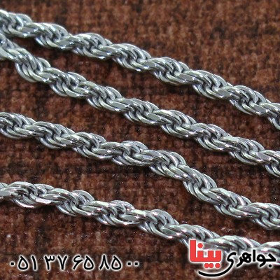 زنجیر نقره ایتالیایی ۶۰ سانتی