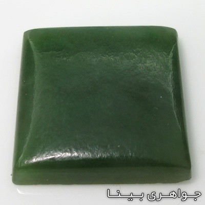 نگین انگشتر یشم مربعی درشت و درجه یک