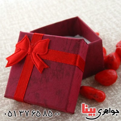 جعبه جواهر پاپیونی قرمز