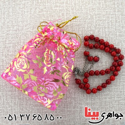 جعبه جواهر کیفی گلبرگی مخصوص تسبیح