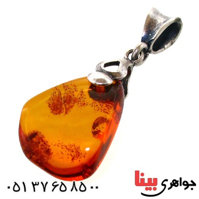 گردنبند کهربا درجه یک خوشرنگ