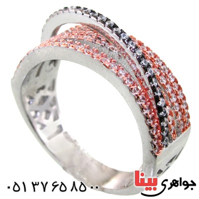 انگشتر نقره زنانه مدل عروس