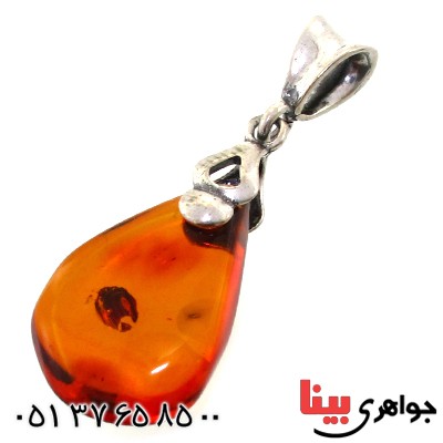 گردنبند کهربا خوش نقش و خوشرنگ