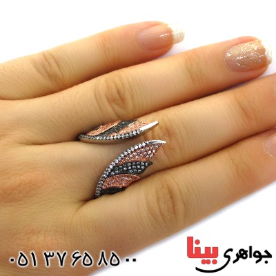 انگشتر نقره زنانه مدل نازخاتون