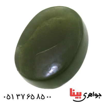 نگین انگشتر یشم درشت خوش نقش و خوشرنگ