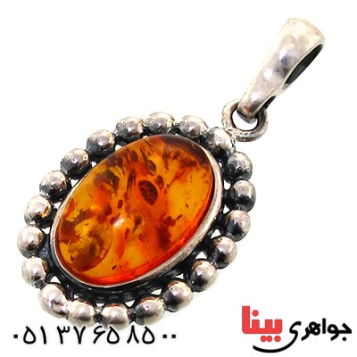 گردنبند کهربا زنانه درجه یک مدل قدیمی
