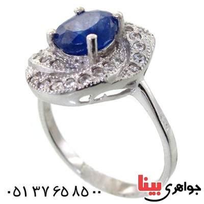 انگشتر یاقوت کبود زنانه رادیوم لوکس مدل دینا