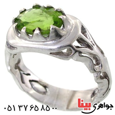 انگشتر زبرجد مردانه اسلیمی