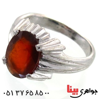انگشتر یاقوت گارنت خوش تراش _کد:11559