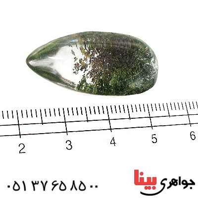 نگین انگشتر در منظره ای درشت با طرح برگ درختان _کد:11629