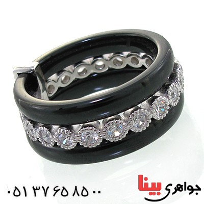 انگشتر سرامیکی زنانه دور نگین