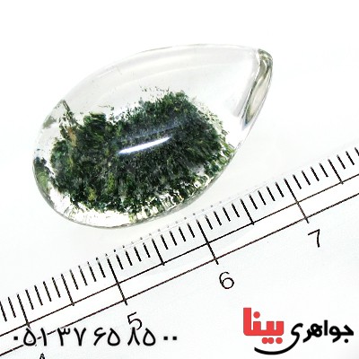 نگین انگشتر در منظره ای با طرح درختان انبوه _کد:11670