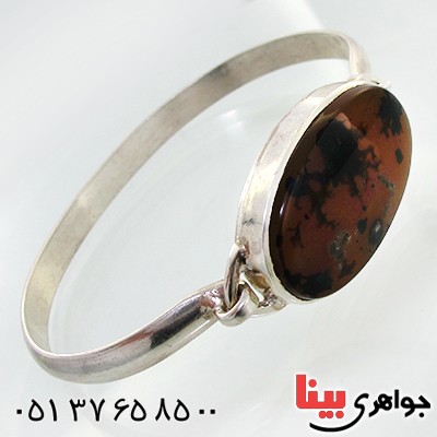 دستبند عقیق یمنی شجری درشت