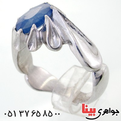 انگشتر یاقوت کبود درشت خوشرنگ