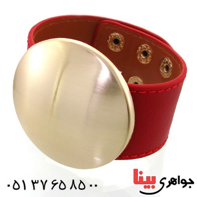 زیورآلات کادویی دستبند چرمی زنانه مدل دیسکو اسپرت