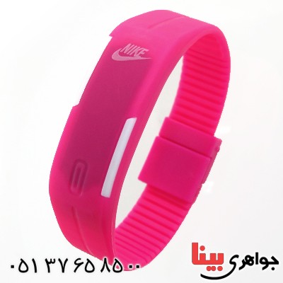 زیورآلات کادویی ساعت اسپرت برند nike (نایک) خاص رنگ صورتی